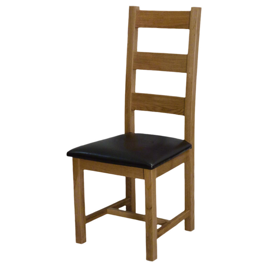 Deluxe Solid Oak Dining Chair (Set of 2)