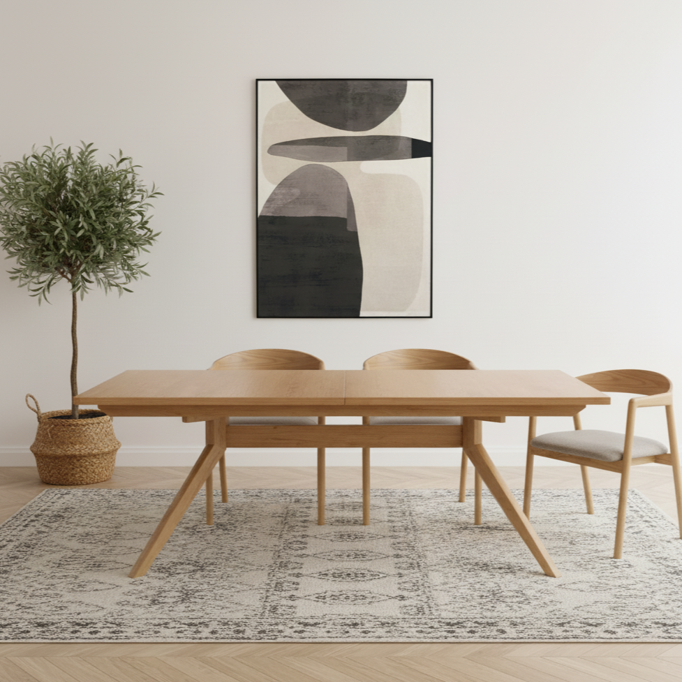 Isla Oak 2.1m Extendable Dining Table