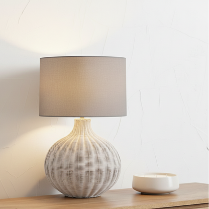 Allona Rattan Table Lamp