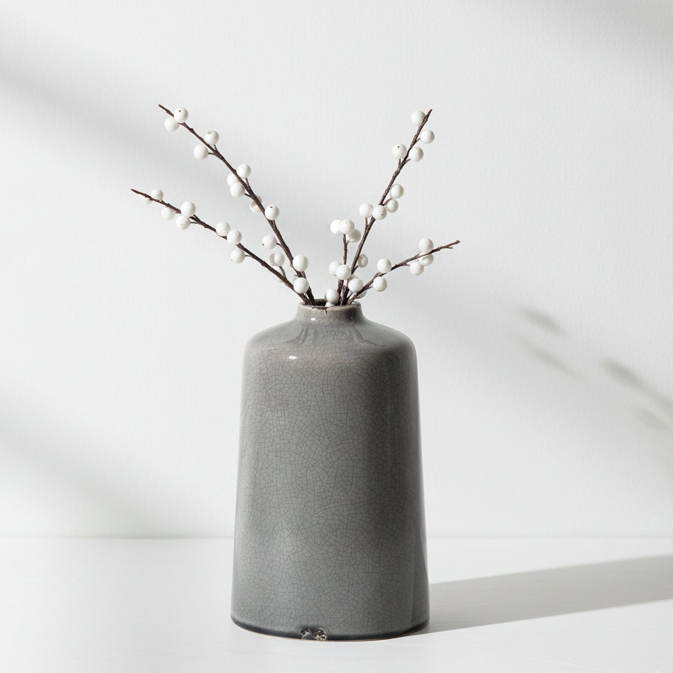 Garda Grey Glazed Liv Vase