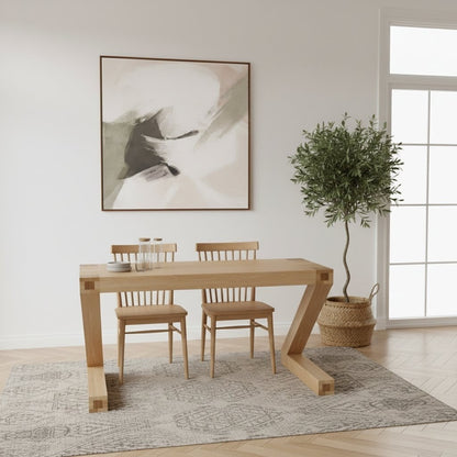 Z Solid Oak Small Dining Table