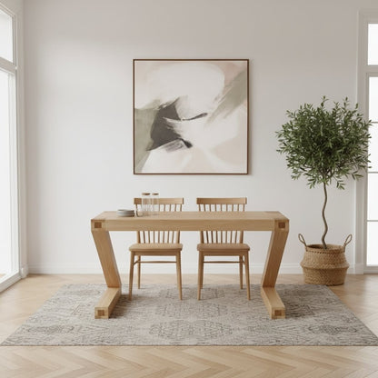 Z Solid Oak Small Dining Table
