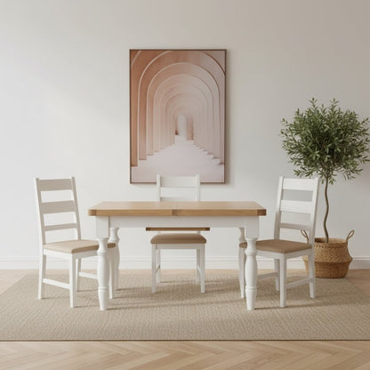 Chesterfield Oak 1.3m Extendable Dining Table