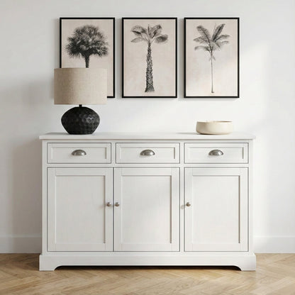 Croft Linen Pine Wood Sideboard