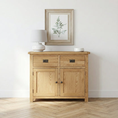 Dewsbury Oak 2 Door 2 Drawer Sideboard