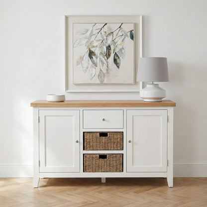 Marlborough White Oak Large Sideboard