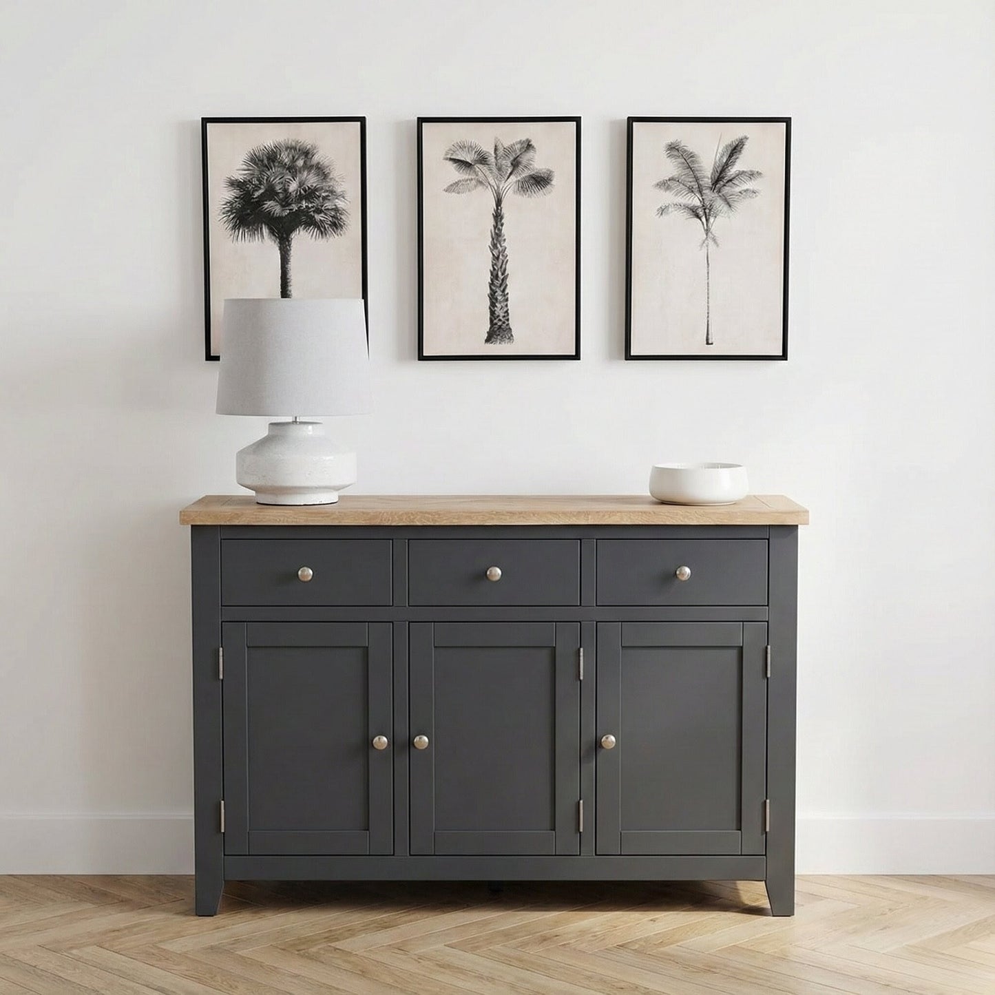 Bordeaux Dark Grey Sideboard