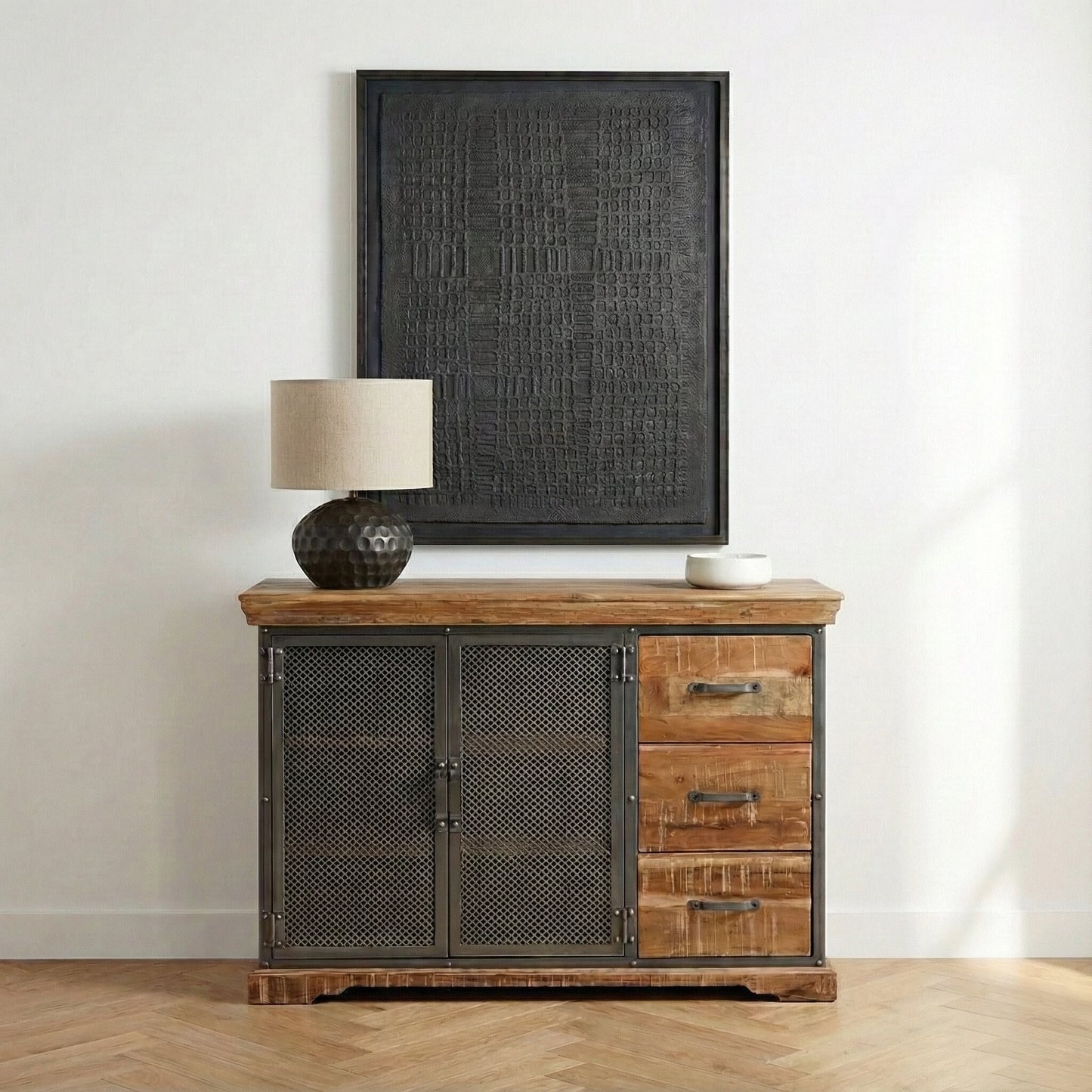 Metropolis Large Industrial Sideboard