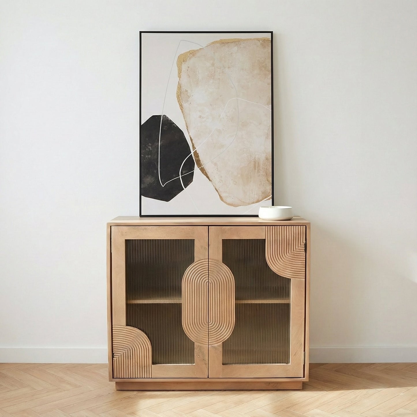 Indus Solid Mango Wood Small Sideboard