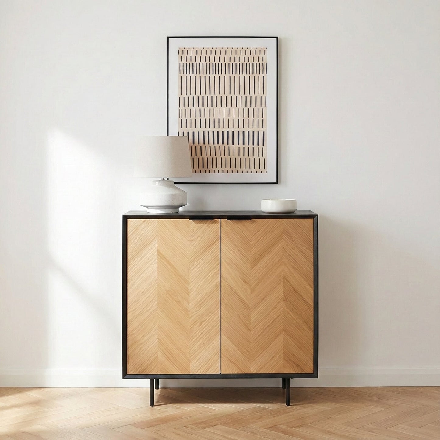 Hailee Pine Wood 2 Door Sideboard