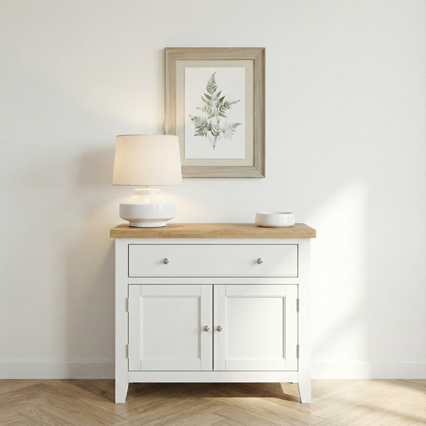 Marlborough White Oak Small Sideboard