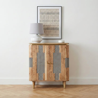 Hawksy Acacia Wood 2 Doors Sideboard