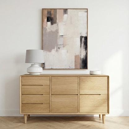 Scandic Solid Oak Large Sideboard