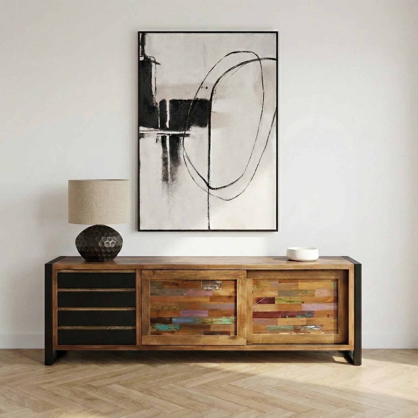 Urban Chic Reclaimed Wood Ultra Large Sideboard