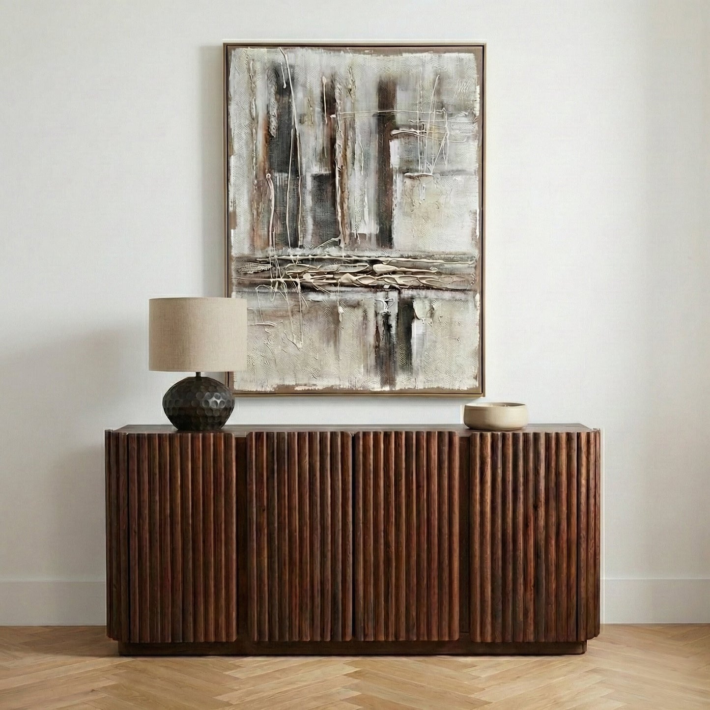 Monterey Mango Wood  Four Door Buffet Sideboard