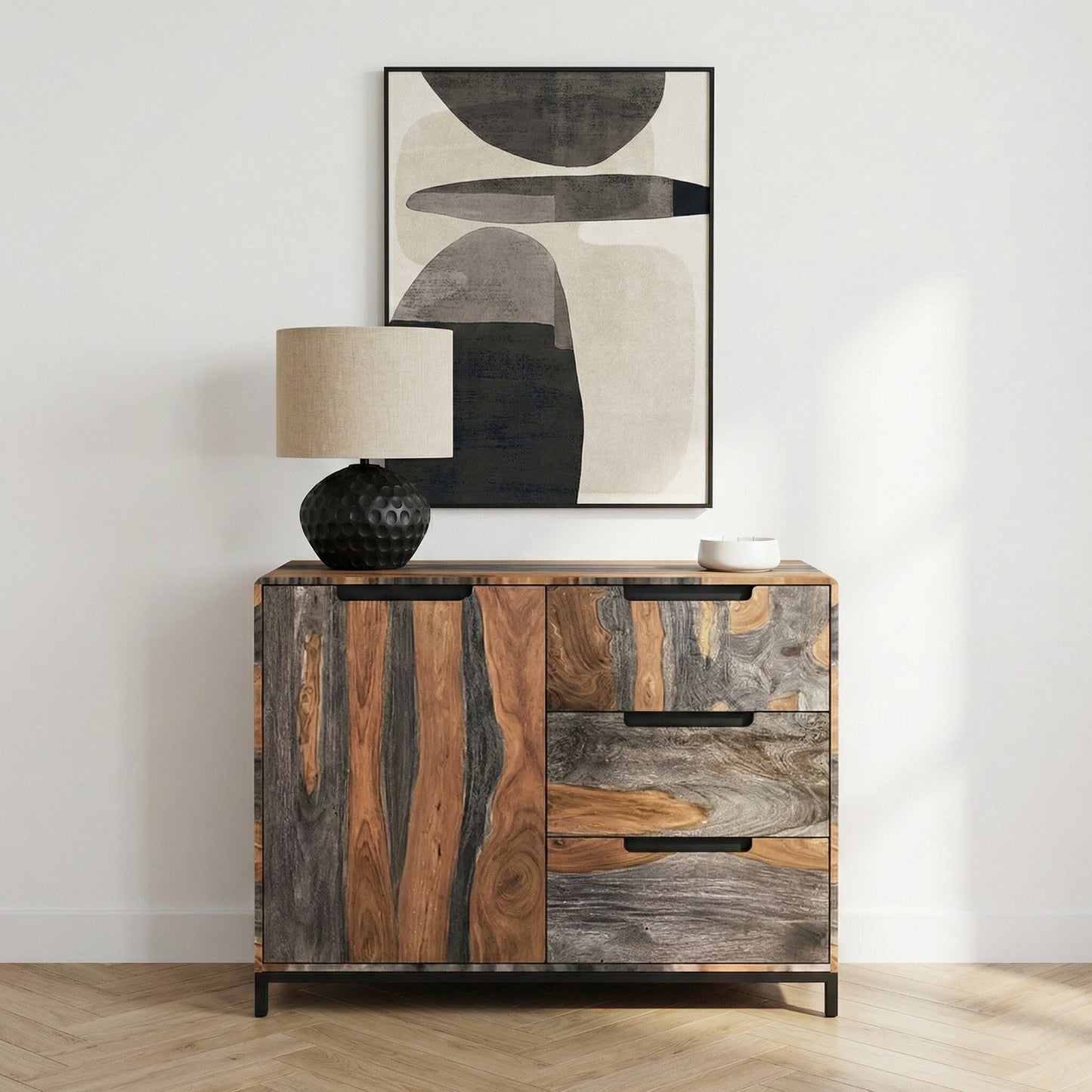 Kavi Sheesham Wood Standard Sideboard