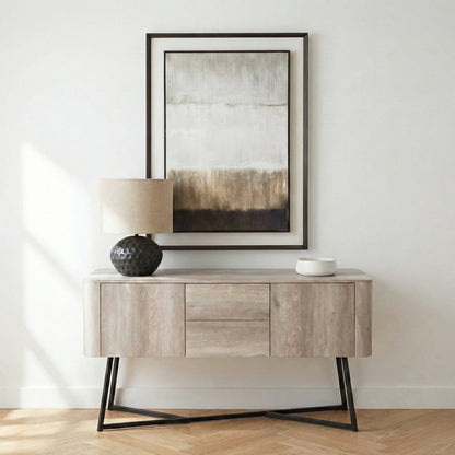 Ukiah Grey Oak Veneer Sideboard