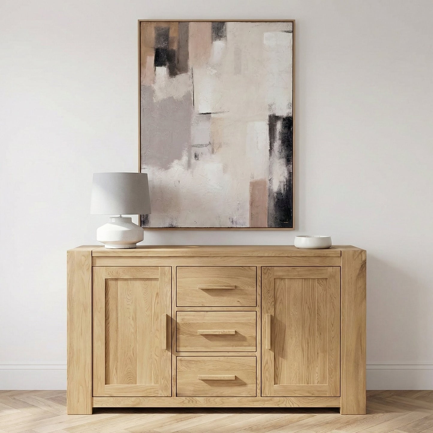 Tiberley Solid Oak Large Sideboard