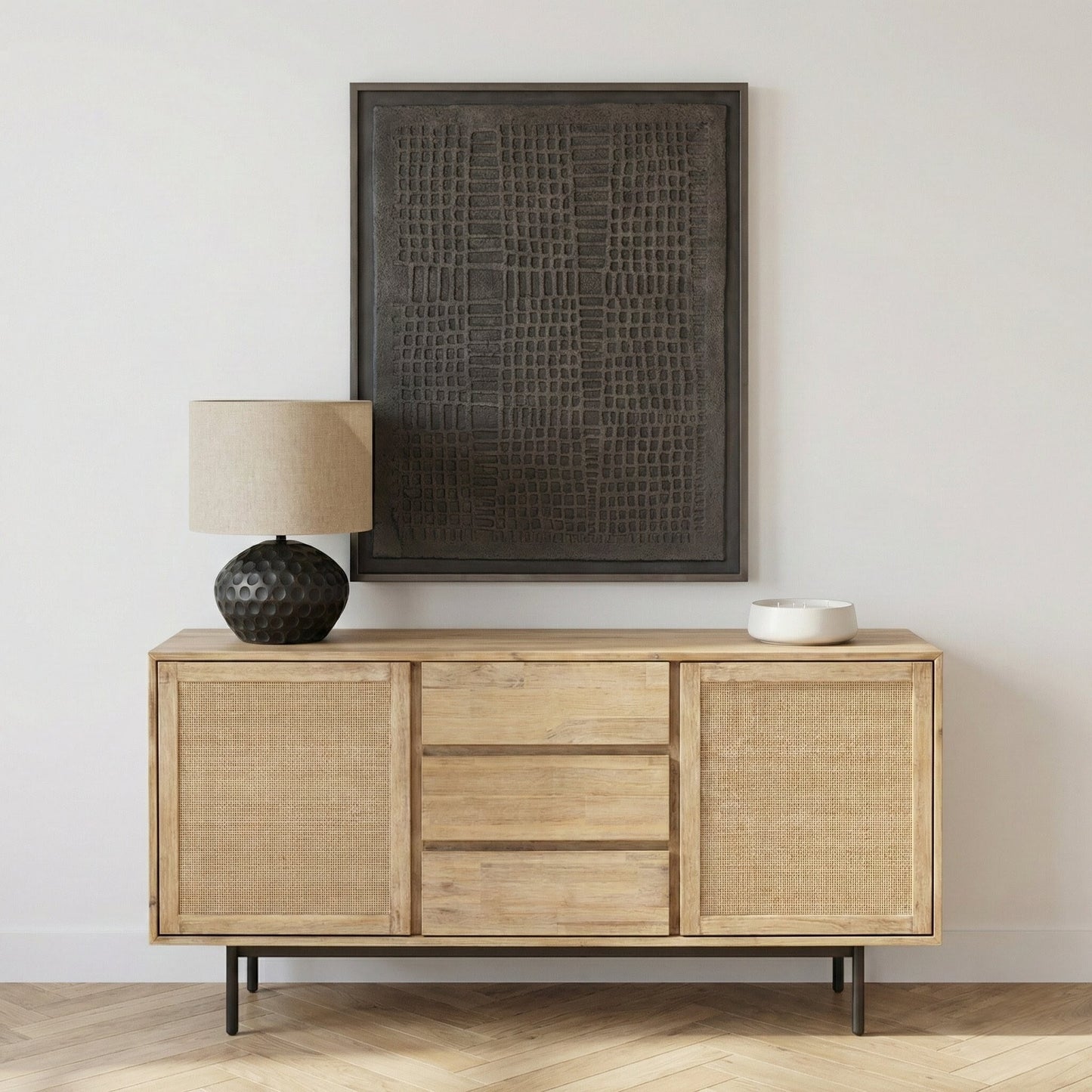 Maddox Acacia Wood Buffet Sideboard