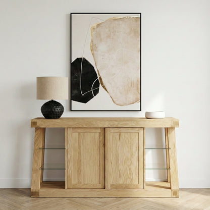 Z Solid Oak Large Sideboard
