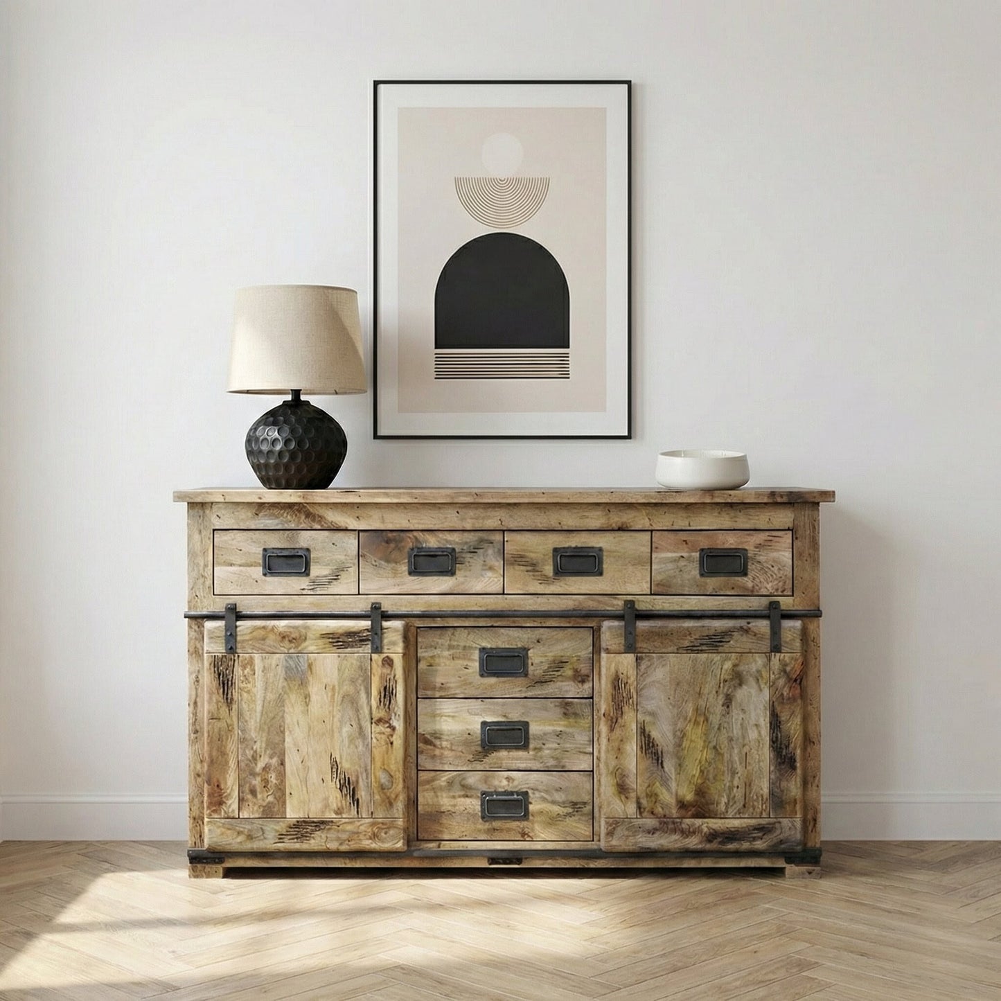 Kora Mango Wood Large Sideboard