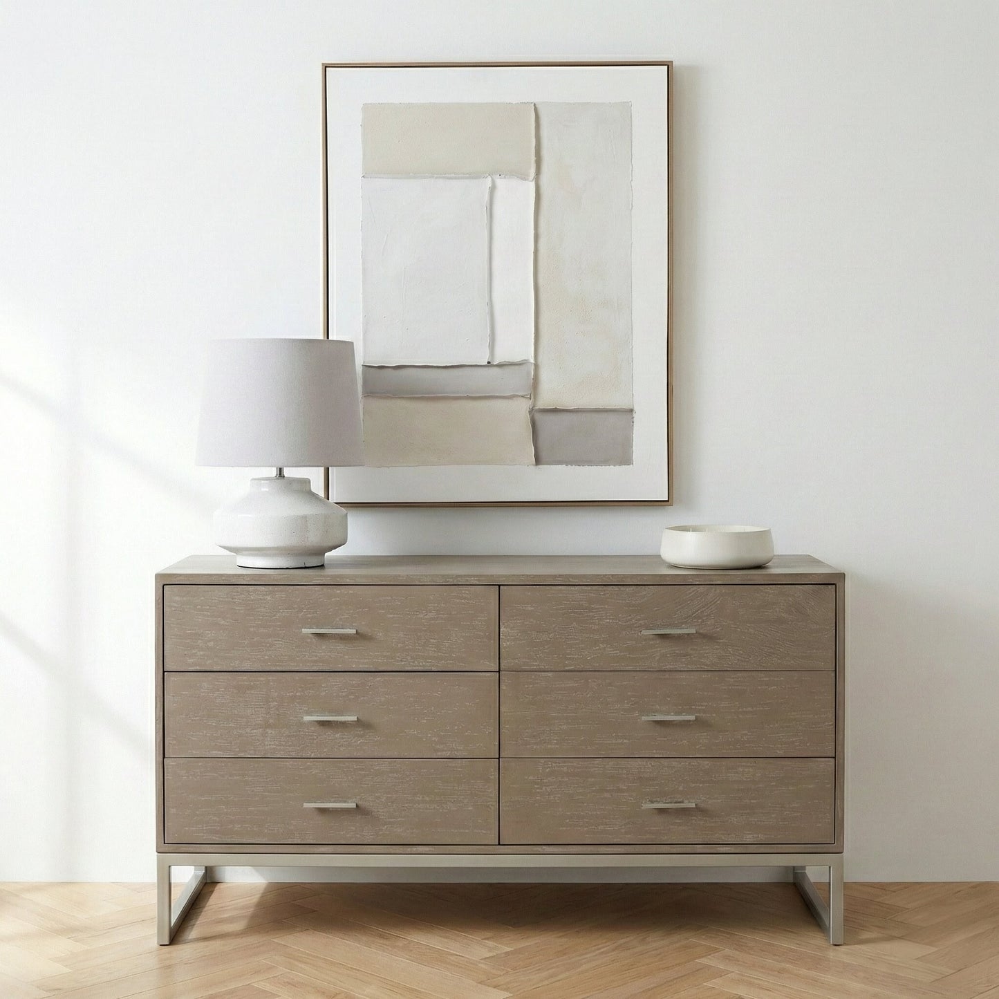 Ambroso Grey Wash Mango Wood Sideboard
