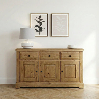 Deluxe Solid Oak Large Sideboard