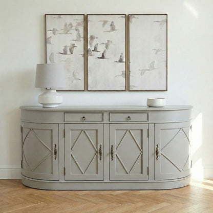 Elden Classical Grey Mahogany Sideboard
