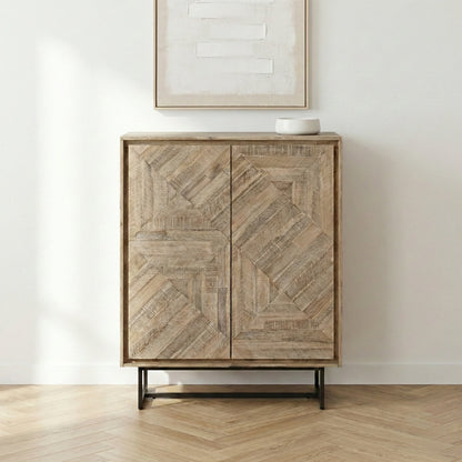 Marca Sand Wash Acacia Wood 2 Door Sideboard