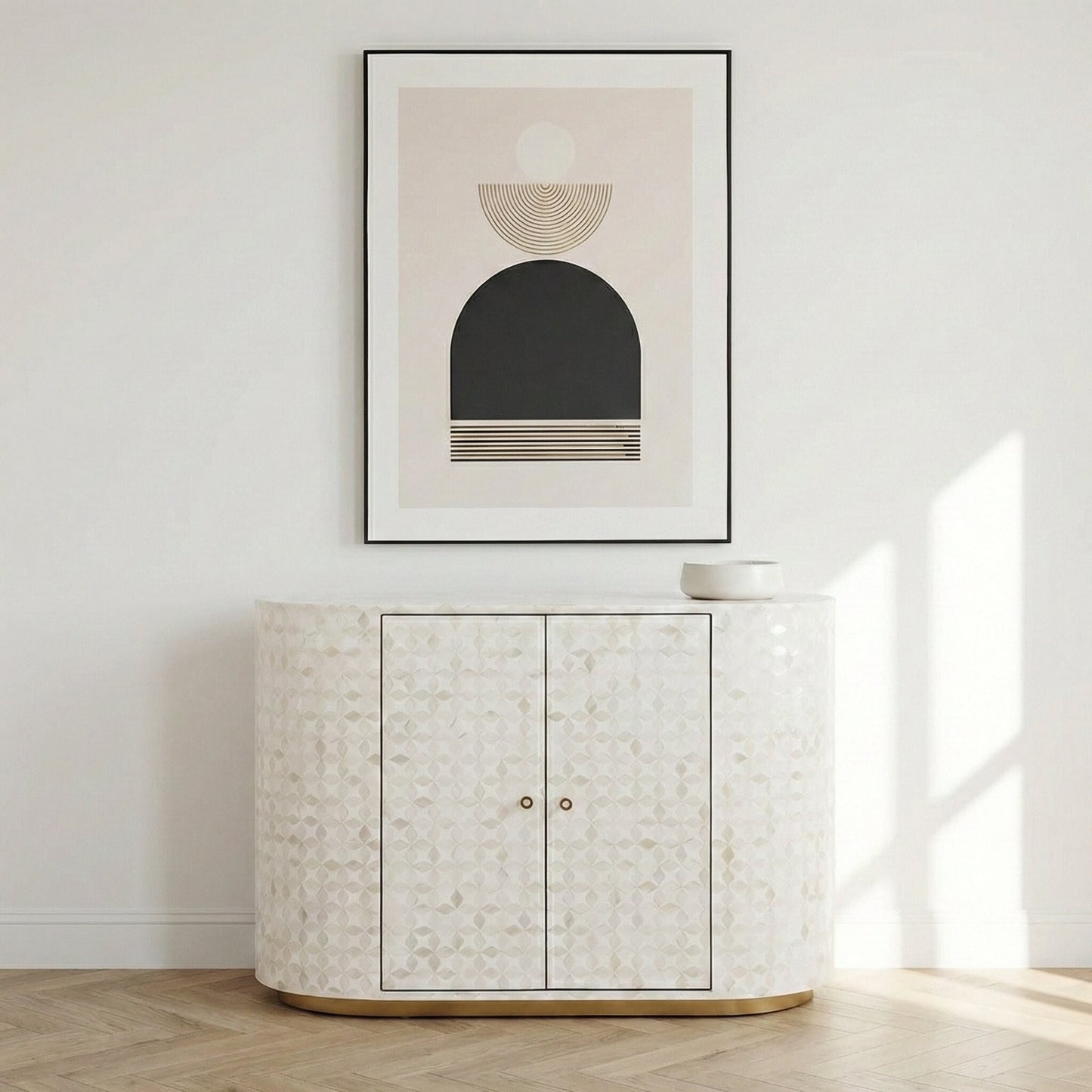 Aspen Bone Inlay 2 Door Sideboard