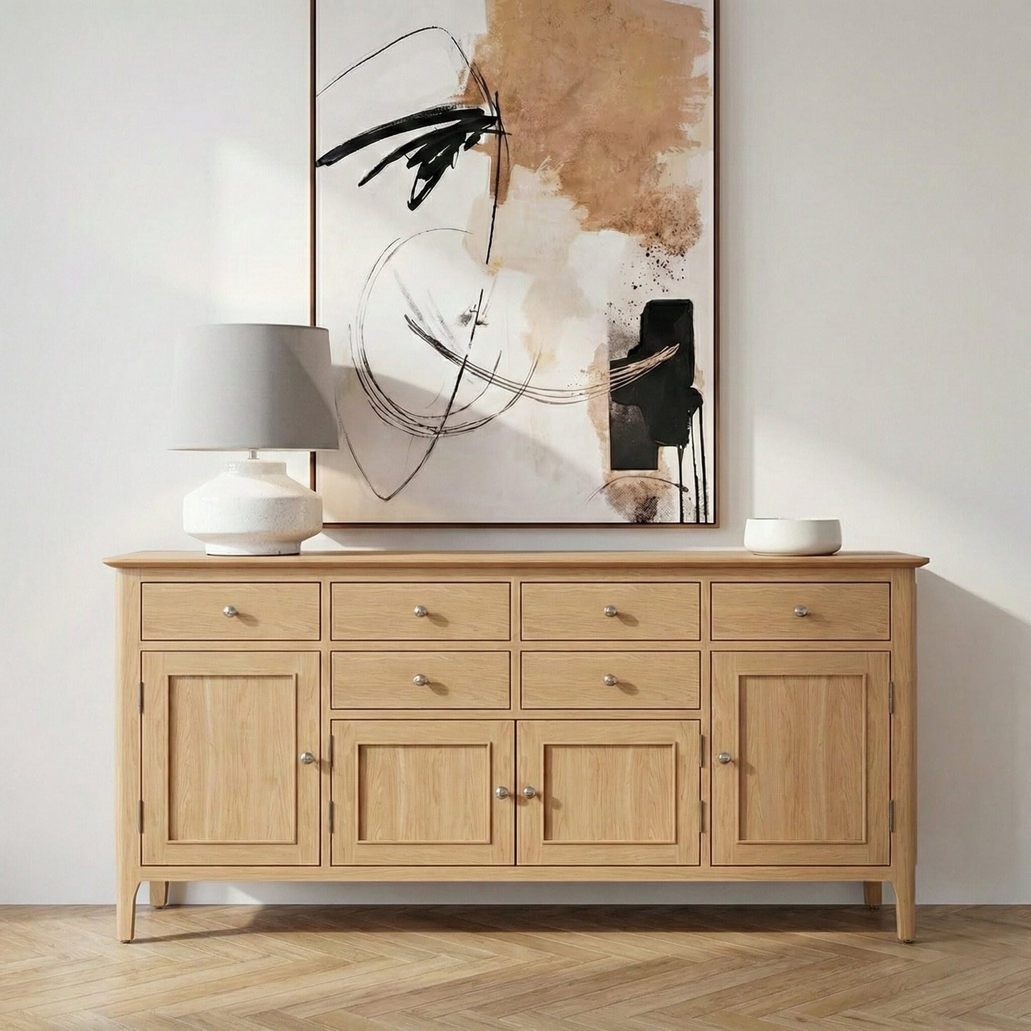 Oakmere Large 4 Door Sideboard