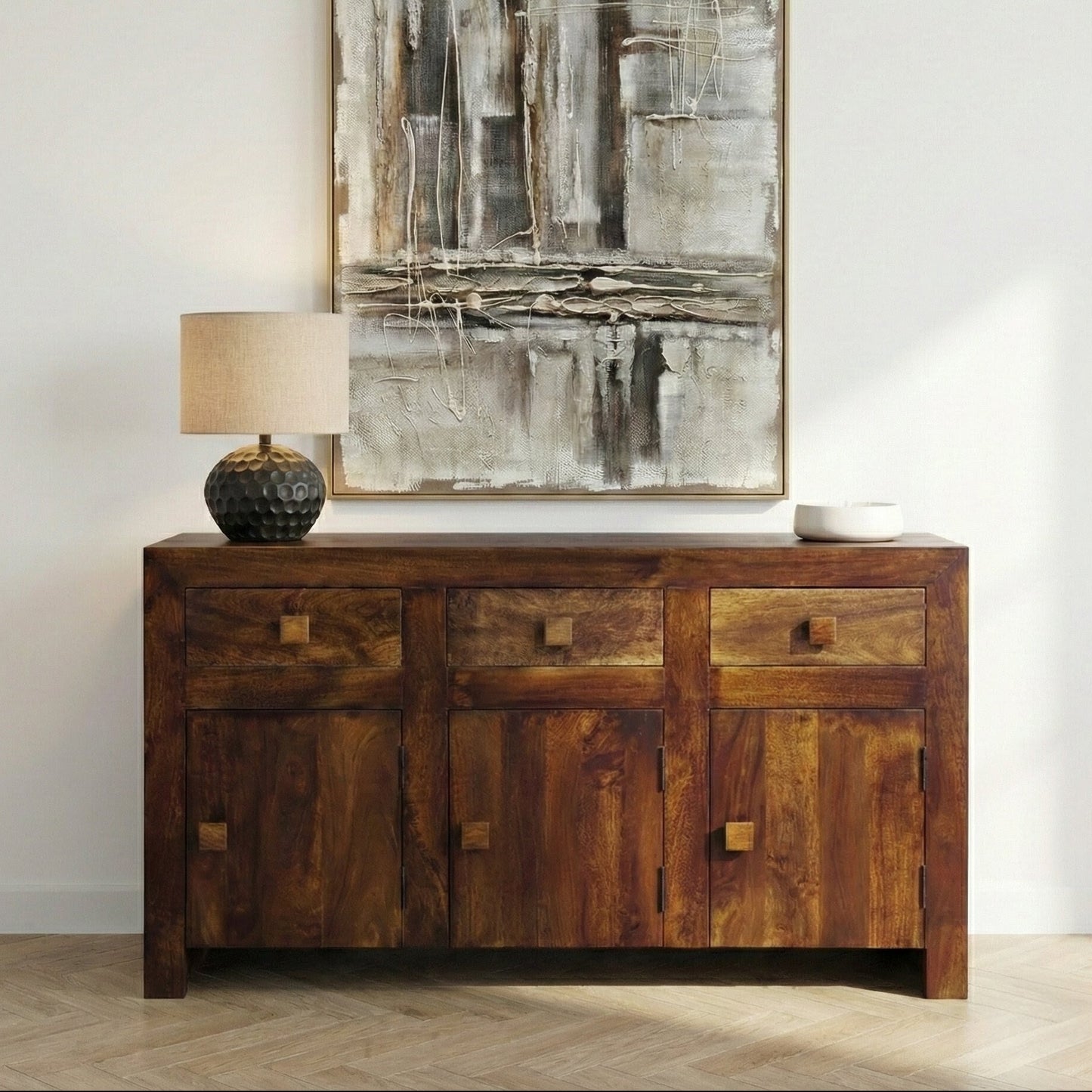 Nala Dark Mango Wood Large Sideboard