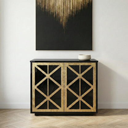 Reeno Fretwork 2 Door Sideboard