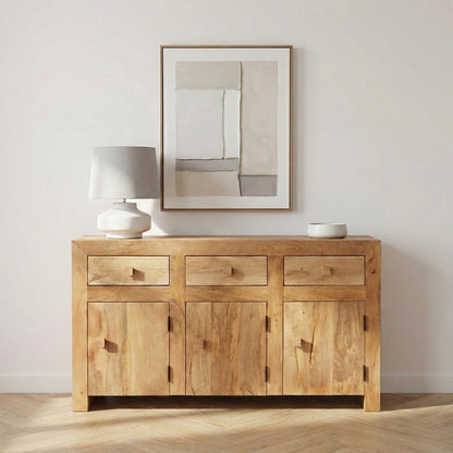 Nala Light Mango Wood Large Sideboard