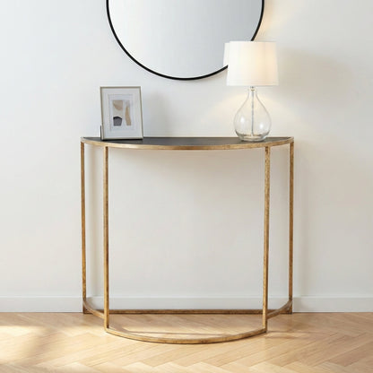 Veneziano Half Moon Console Table