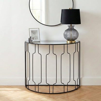 Caprisse Half Moon Console Table