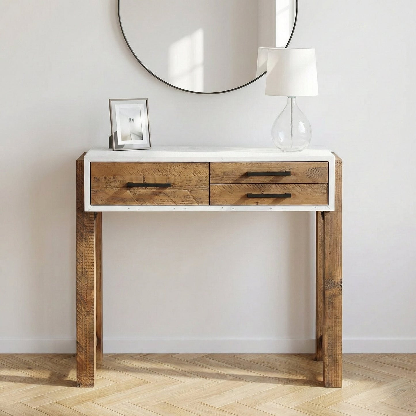 Trinity - Reclaimed Wood Small Console Table