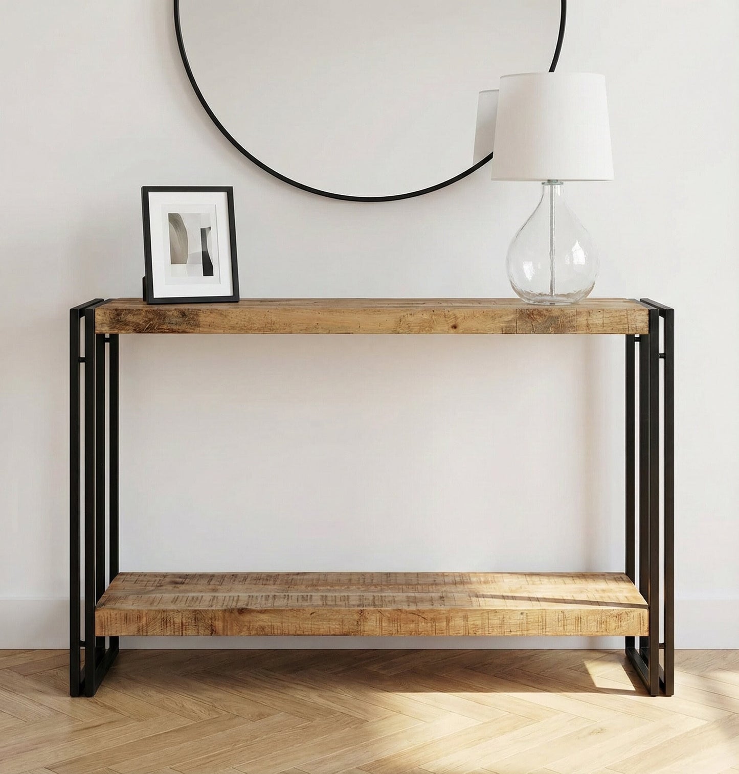 Cosmo Industrial Console Table