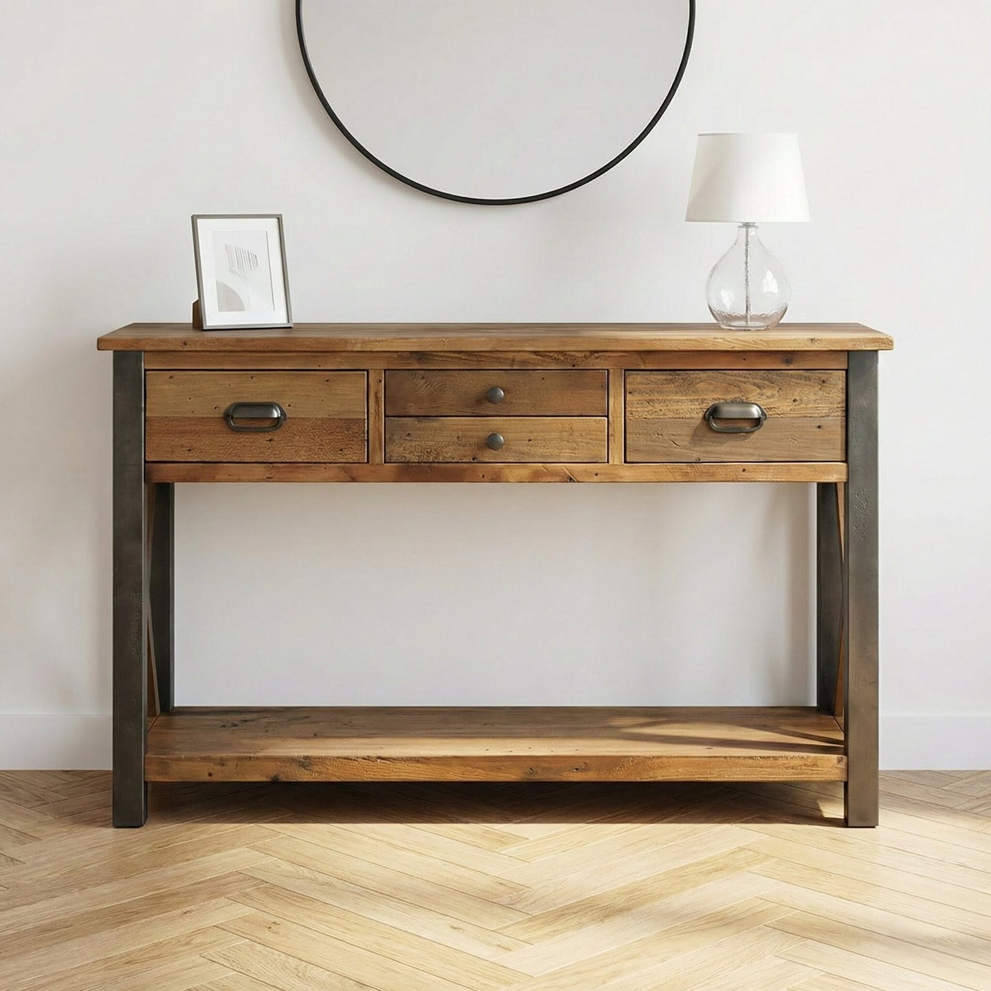 Urban Elegance - Reclaimed Wood Console Table