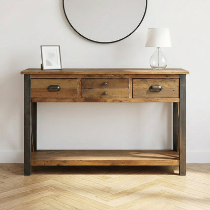 Urban Elegance - Reclaimed Wood Console Table
