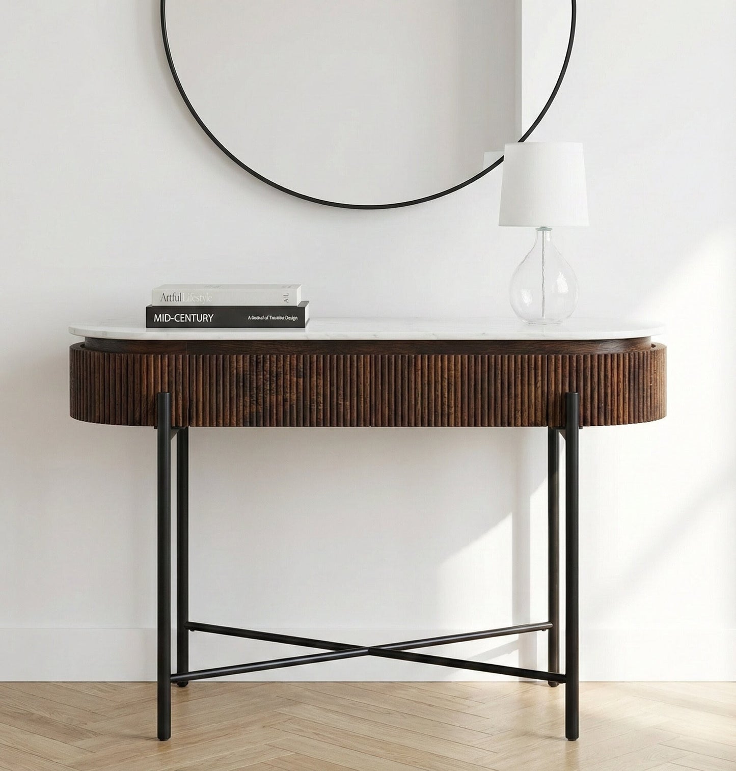 Opal Mango Wood Console Table