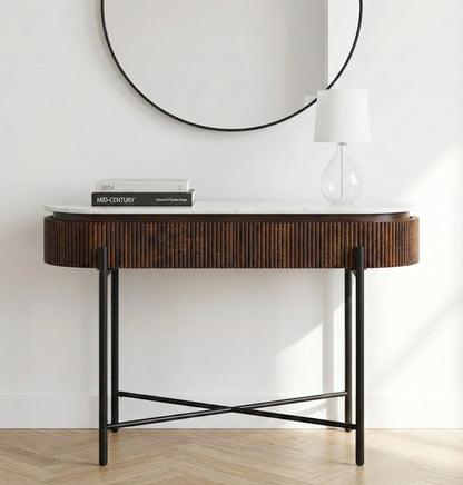 Opal Mango Wood Console Table
