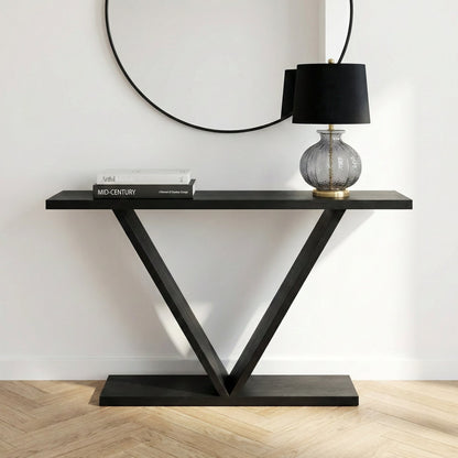 Solis Black Console Table