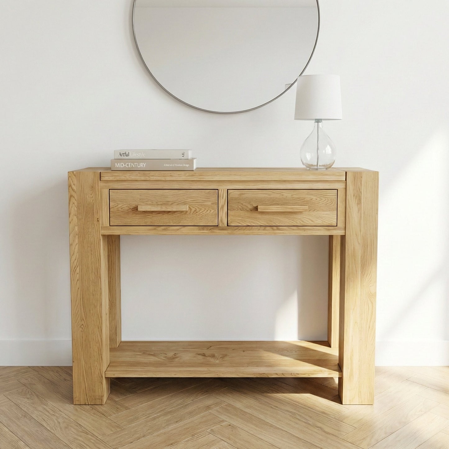 Trend Solid Oak Console Table