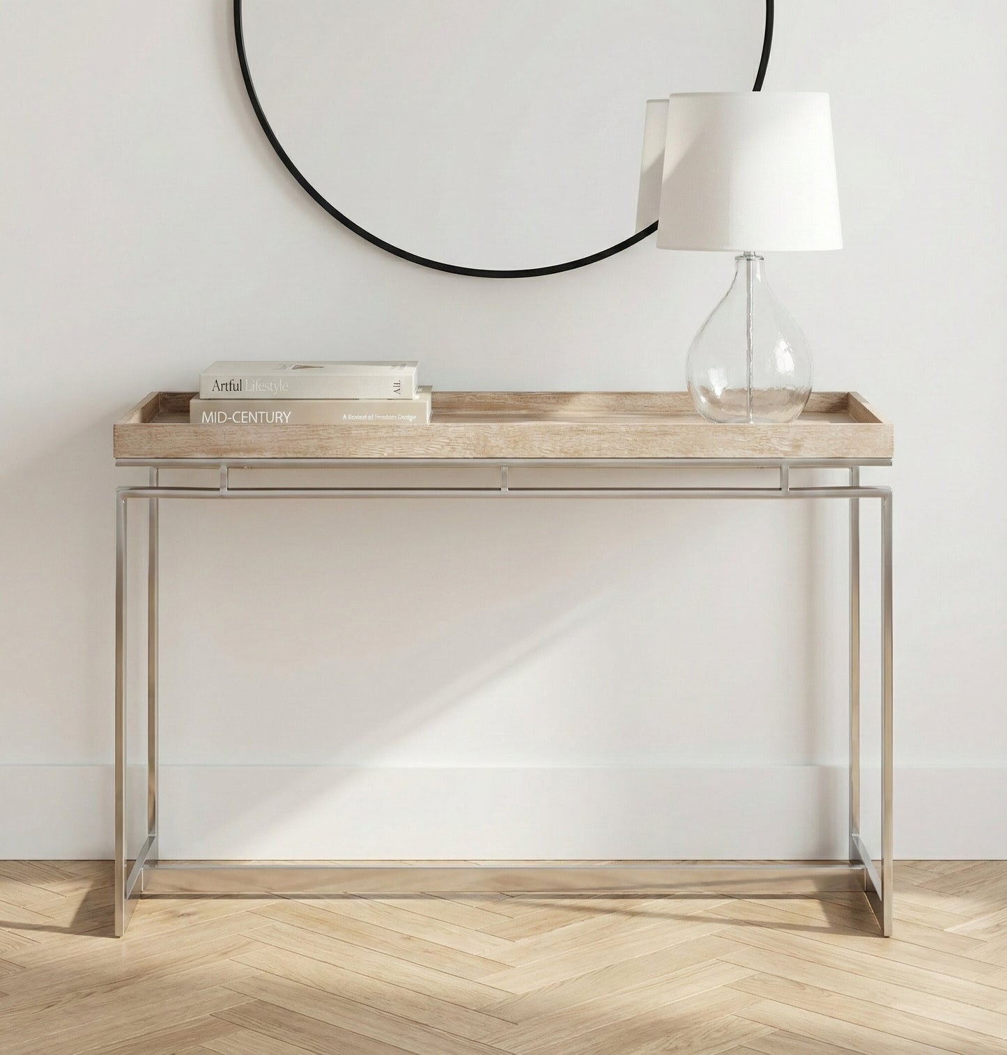 Evelyn Mango Wood Console Table