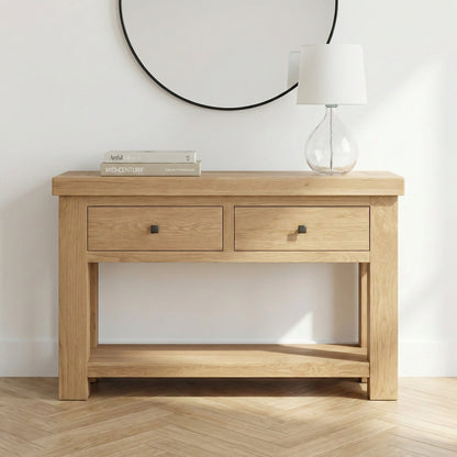 Bordeaux Solid Oak Console Table