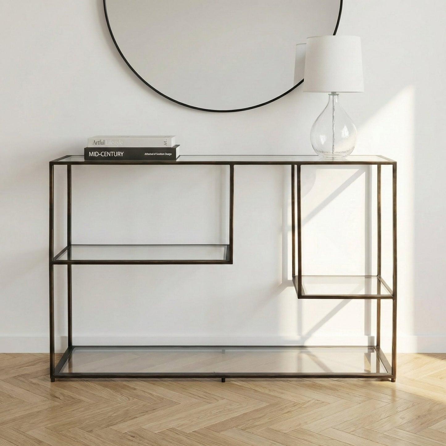 Deveraux Gilded Console Table