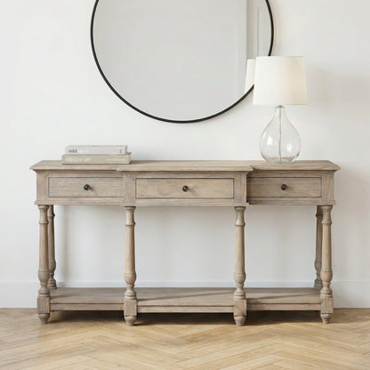 Arbouré Rustic White Cedar Console Table