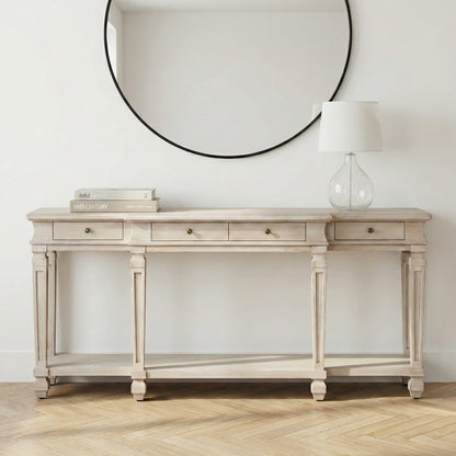 Everden Acacia Wood Console Table