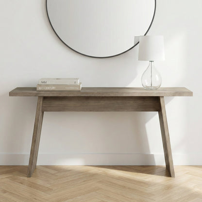 Soluna Living Oak Console Table